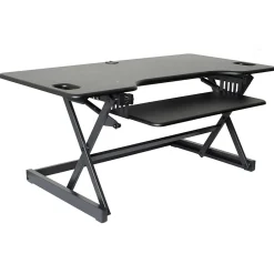Standing Desks*Rocelco 46"W Manual Adjustable Standing Desk Converter, Black (R DADRB-46)