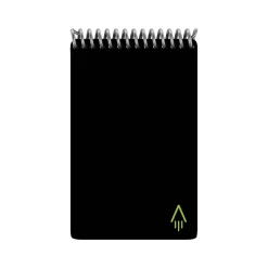 Notepads|Rocketbook Mini Smart Notepad, 3.5" x 5.5", Dot Grid Ruled, Black, 24 Sheets/Pad (EVR2-M-RC-A-FR)
