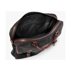 Rogue Canvas/Leather Business Messenger Bag, Black (WALMESSBAG-BLK)<Rogue Wallet Discount