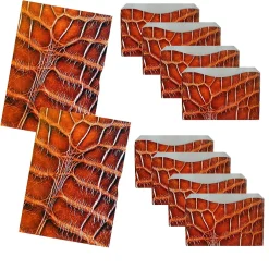 WalletGuard Paper Travel Wallet, Brown, 10/Set (WALRFIDPKGALIG)<Rogue Wallet Clearance