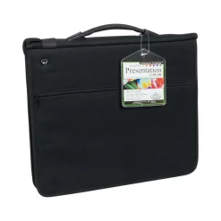 Nylon Portfolio Case with Zipper Closure, Black (RYRBIND1114US)<Royal & Langnickel Best