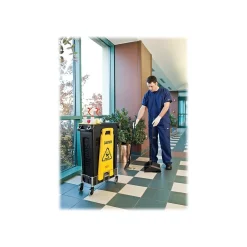 Rubbermaid Commercial Products Safety Awareness Floor Sign, Yellow (FG611200YEL)