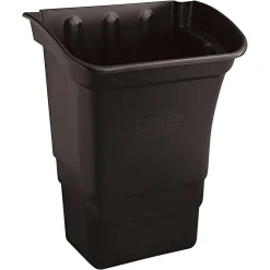 Commercial Refuse Bin, Black, 8 gal, 2/Pack<Rubbermaid Online