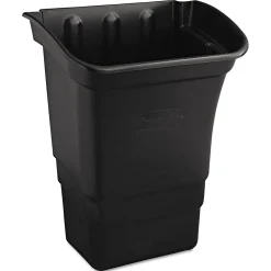 Commercial Refuse Bin, Black, 8 gal, 2/Pack<Rubbermaid Online