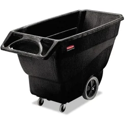 Rubbermaid ® Commercial Structural Foam Tilt Truck, 152 Gallon/600 lb Capacity, Black (FG101100BLA)