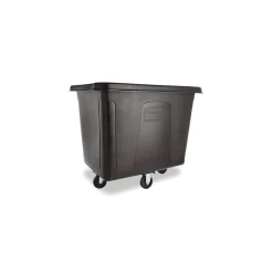 Rubbermaid ® Cube Truck, 500 lbs. Capacity, Black, 37"H x 31"W x 43.75"L