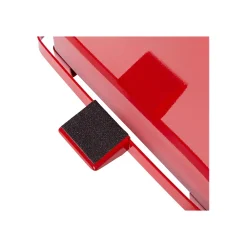 Defenders Indoor Step Trash Can, Red Metal, 4 Gal. (FGST7EPLRD)<Rubbermaid Best