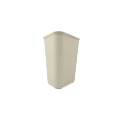 Fire-Resistant Polyester Wastebasket Trash Can, 10 Gallons, Beige (FG130600BEIG)<Rubbermaid Outlet