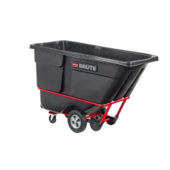 Rubbermaid Forkliftable Tilt Truck, Plastic, 1250 lb. Capacity, Black (FG131500BLA)