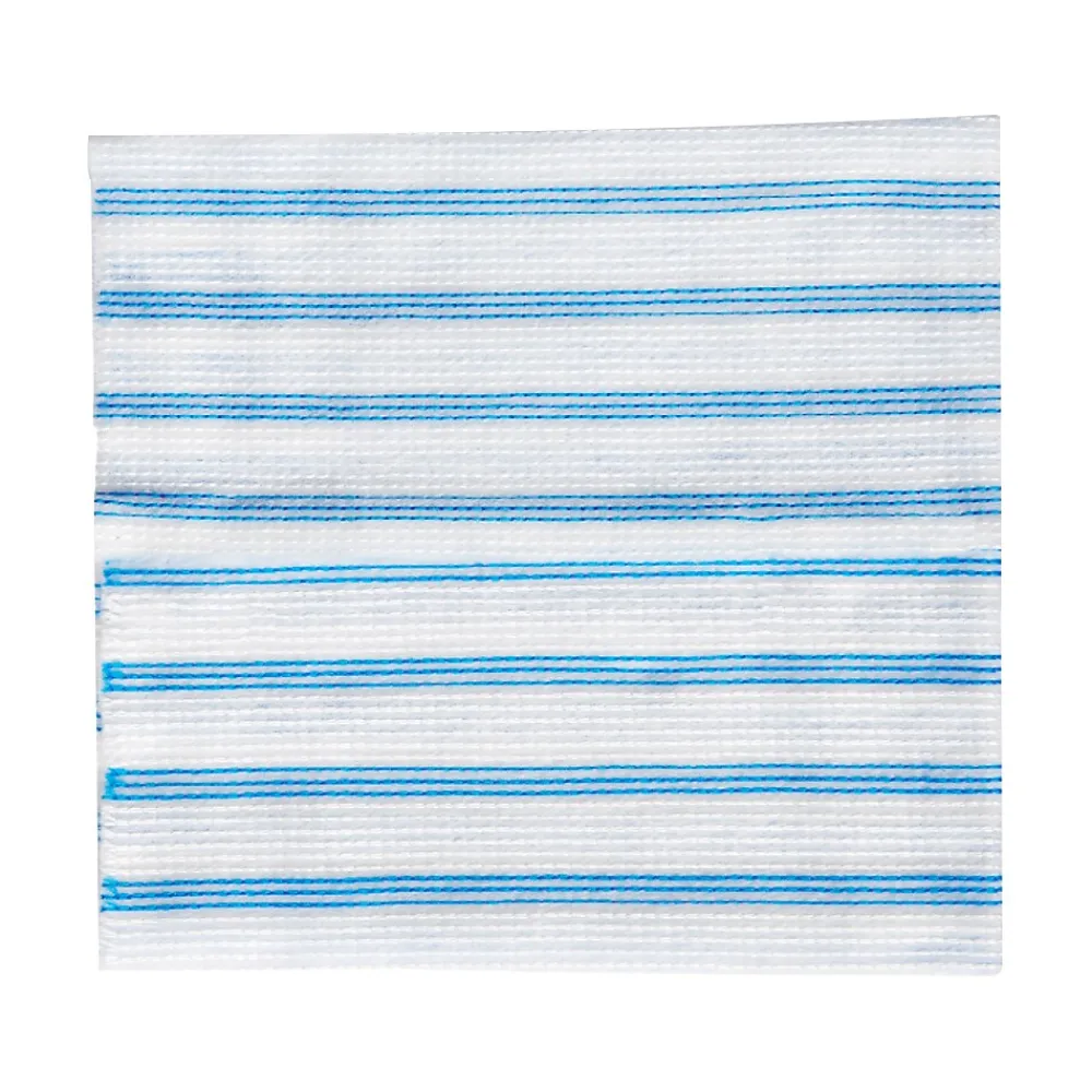 HYGEN Microfiber Cleaning Cloths, 12" x 12", White/Blue, 600 Cloths/Pack (2134283)<Rubbermaid