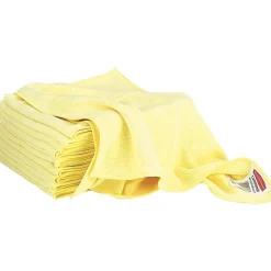 HYGEN Microfiber Cleaning Cloths, 16" x 16", Yellow, 12 Cloths/Pack (FGQ61000YL00)<Rubbermaid Outlet