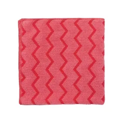 HYGEN Microfiber Cleaning Rags, 16" x 16", Red, 12 Rags/Pack (FGQ62000RD00)<Rubbermaid Best