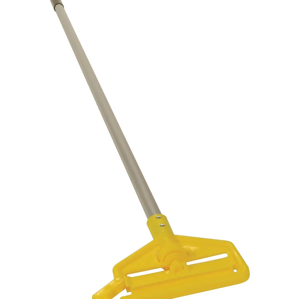 Invader 60" Vinyl Coated Aluminum Wet Mop Handle, Gray (FGH136000000)<Rubbermaid Best