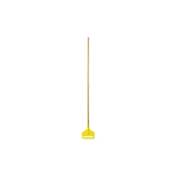 Invader 60" Wood Wet Mop Handle, Yellow/Natural (FGH116000000)<Rubbermaid Online