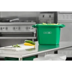 Kitchen 5.5 Gallon Compost Bin, Green (2055573)<Rubbermaid Discount