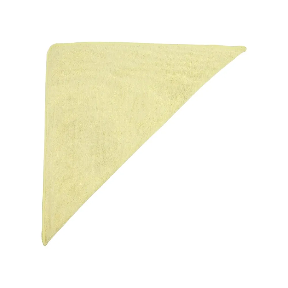 Microfiber Cleaning Cloths, 16" x 16", Yellow, 24 Cloths/Pack (1820584)<Rubbermaid New