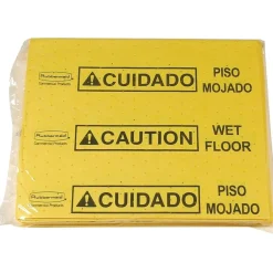Rubbermaid Over-The-Spill 17.40"L x 14.90"W Yellow Medium Absorbent Pad, 25/Pack (FG425300YEL)