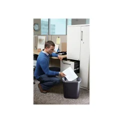 Plastic Trash Can, 7 Gallon, Black (295600BK)<Rubbermaid Outlet