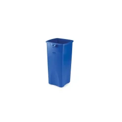 Recycling Container, Desk High, 23 Gallons, Blue (FG356973BLUE)<Rubbermaid Clearance