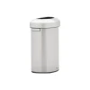 Refine Stainless Steel Indoor Trash Can with Open Lid, 16 Gallon, Silver (2147550)<Rubbermaid Discount