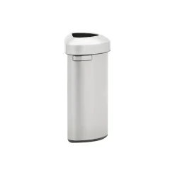 Refine Stainless Steel Indoor Trash Can with Open Lid, 16 Gallon, Silver (2147550)<Rubbermaid Discount