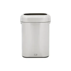 Refine Stainless Steel Indoor Trash Can with Open Lid, 15 Gallon, Silver (2147581)<Rubbermaid Hot