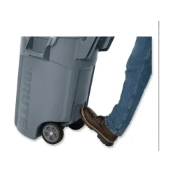 Resin Indoor/Outdoor Trash Can, 32 Gallon, Gray (RCP2179403)<Rubbermaid Outlet