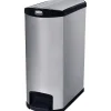 Slim Jim Stainless Steel Step Trash Can, Black And Metallic, 24 gal. (1902000)<Rubbermaid Online