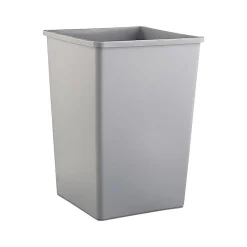 Untouchable Indoor/Outdoor Trash Can, Gray Resin, 35 Gal. (FG395800GRAY)<Rubbermaid Outlet