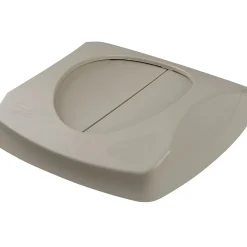 ® Untouchable® Waste Container Lids, Square, Swing Top, Grey, Fits 23-Gallon Containers<Rubbermaid Sale