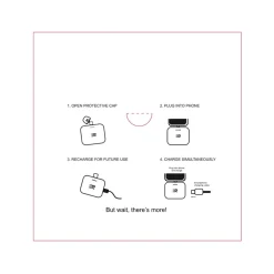 Air Micro USB Power Bank for Android Smartphones, 2500mAh, Teal (RC25-M-G2-TEAL)<Rush Charge Best