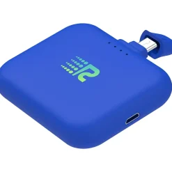 Air Micro-USB Power Bank for Most Smartphones, 2500mAh, Blue (RC25-M-G2-BLUE)<Rush Charge Discount