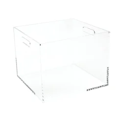 File Storage|Russell+Hazel Acrylic File Box, Letter Size, Clear (55712)
