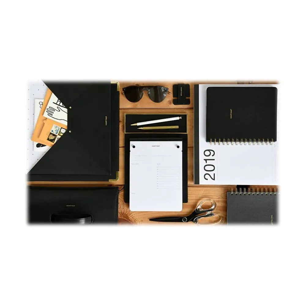 Notepads|Russell+Hazel Drafter's Tablet Notepad, 6.38" x 8.88", Black/White, 100 Sheets/Pad (40441)