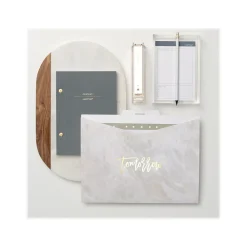 Staplers|Russell+Hazel Fashion Stapler, 20, Gold/Clear, Each (81704)