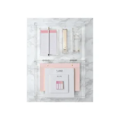 Staplers|Russell+Hazel Fashion Stapler, 20-Sheet Capacity, Gold/Clear, Each (81704R)