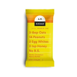 RX Bar A.M. Gluten Free Honey Cinnamon Peanut Butter Protein Bar, 1.9 oz., 12 Bars/Box (KEE00533)