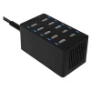 Sabrent 10-Port Desktop Smart USB Rapid Charger, Black (AX-TPCS)
