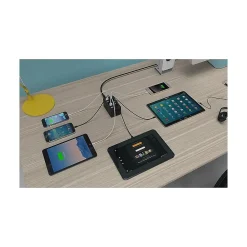 Sabrent 10-Port Desktop Smart USB Rapid Charger, Black (AX-TPCS)