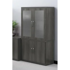 Storage Cabinets*Safco 29 1/2"H Aberdeen Storage Cabinet, Gray Steel (ASCLGS)