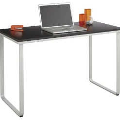 Office Desks*Safco ® 47" Steel Table Desk, Black/Silver (1943BLSL)