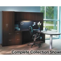 Office Desks*Safco Aberdeen Collection in Mocha, Credenza Shell