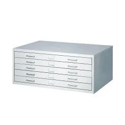 File Cabinets*Safco ® Facil Steel Small Flat File, Light Gray
