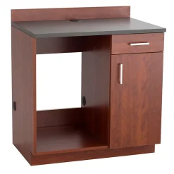 Storage Cabinets*Safco 36"H Modular Break Room Appliance Base Cabinet, Mahogany/Slate (1705MH)