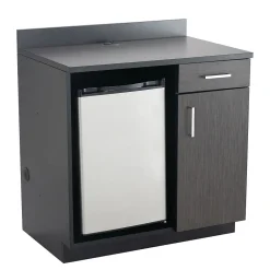 Storage Cabinets*Safco 36"H Modular Break Room Appliance Base Cabinet, Asian Night/Black (1705AN)