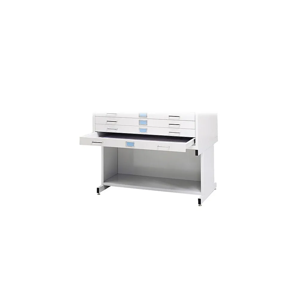 File Cabinets*Safco ® High Base For 4994 Flat File, White