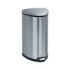 Indoor Step Trash Can, Stainless Steel, 10 Gal. (9687SS)<Safco Best