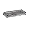 Shelving*Safco Industrial 2-Shelf Metal Extra Shelf, 36", Black (5287BL)