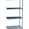 Shelving*Safco Industrial 4-Shelf Wire Unit, 36", Black (5289BL)
