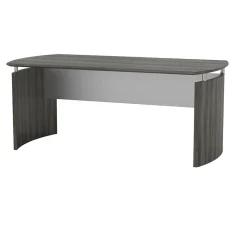 Computer Desks*Safco Medina™ 72" Desk, Gray Steel, 29 1/2"H x 72"W x 36"D